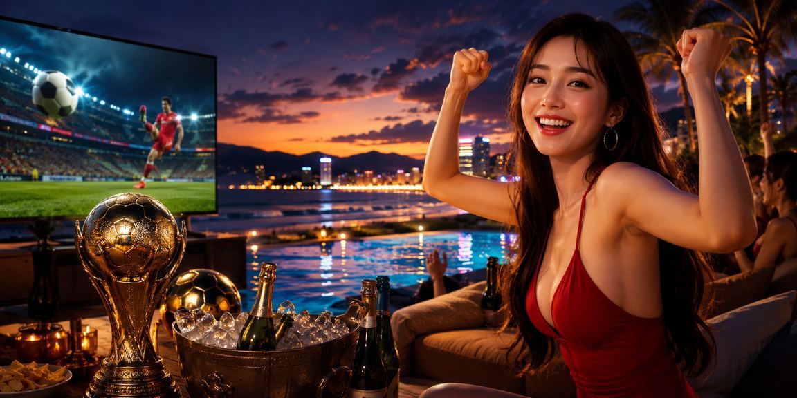 Người dùng xem kết quả cá cược bóng đá tại bãi biển Đà Nẵng trên điện thoại